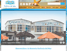 Tablet Screenshot of hosteriasinfoniadelmar.com